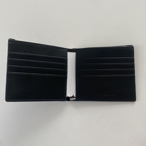 Michael Kors Men’s Hudson Pebbled Leather Slim Billfold Wallet NEW WITH TAGS - Picture 4 of 7